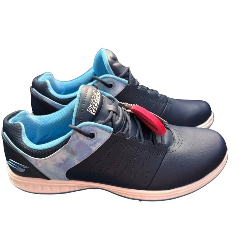Skechers Womens Size 10 Navy & Blue Go Golf Elite 4 Waterproof Golf Shoes
